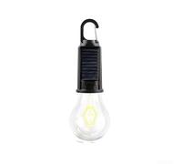 para linterna Camping Solar para portátil Gancho 7x6.5x19.5cm | para portátil con gancho, cuelga en ramas o mochilas, tamaño para compacto 7x6.5cm, peso solo 100g(Shield Style)