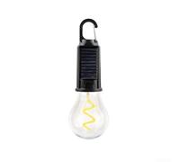 para linterna Camping Solar para portátil Gancho 7x6.5x19.5cm | para portátil con gancho, cuelga en ramas o mochilas, tamaño para compacto 7x6.5cm, peso solo 100g(Spiral Style)