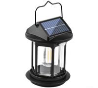 para linterna para portátil Exterior Iluminación 200m para | Panel policristalino eficiente, para carga rápida, LED dual para fuerte y para suave, para batería recargable sostenible(C)