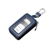 para Llave de Coche, de Cuero para Llave de Coche | Llavero Inteligente con Gancho de Metal y Llavero con Cremallera para Mando a Distancia automático
