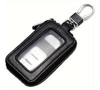 para llave de coche de cuero sintético, soporte para llave de coche, llavero remoto de coche, bolsa universal