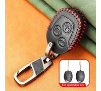 para llave de coche para Ford -MAX TRANSIT KA GALAXY, de cuero sintético para control remoto