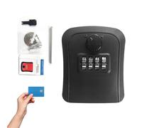 para Llaves de Pared, Armario de Seguridad, escondite para Llaves con combinación de 4 dígitos, Llavero, de Seguridad de Pared para Uso Exterior