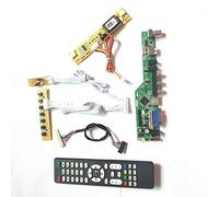 Para LM185WH1-TLF5/TLF6/TLF9 T.V53 tarjeta de unidad HDMI VGA USB AV LVDS 2CCFL 30Pin teclado+Remotote+Inversor Monitor LCD Kit DIY (LM185WH1-TLF9)
