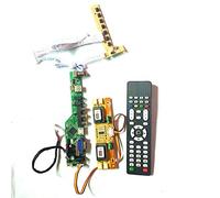 Para LM190E03-B4N4/TLB1 mando a distancia+inversor+teclado T.V53 tablero controlador 4CCFL 30Pin LVDS LCD panel VGA HDMI AV USB RF Kit (LM190E03-B4N4)