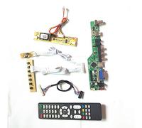 Para LM200WD1-TLC1/TLD2 panel de pantalla LCD T.V53 controlador tablero remoto+inversor+teclado 2CCFL 30Pin LVDS VGA HDMI AV USB RF Kit (LM200WD1-TLC1)