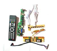 Para LM201WE3-TLJ1/TLJ3 teclado+control remoto+inversor T.V53 tarjeta de unidad HDMI VGA USB AV RF LCD panel monitor LVDS 4CCFL 30Pin Kit (LM201WE3-TLJ1)