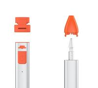 para Logitech Crayon Stylus Pen Plumín Tapa Protector para Logitech Crayon Touch Pen Pen Pen Plumín (Orange Cap)