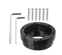Para Logitech G29 G920 G923 70mm Racing PCD Game Modification 13/14 Pulgadas Adaptador De Volante De Juego Ejes De Volante De Coche(Black)