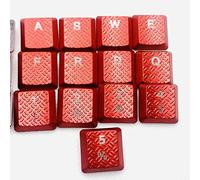 para Logitech G915TKL teclado mecánico ultrafino RGB retroiluminado antideslizante computadora deportes keycap G915 G815 textura juego 13 teclas, rojo