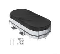 para Lona Piscina Poliéster Negra 7x10ft Anti-UV para Lona(10 * 16ft(305 * 488cm))