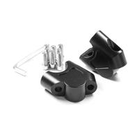 para Loncin para VOGE 500AC 500DS Abrazadera Elevadora Manillar | Moto Manillar Elevador Abrazadera Adaptador de extensión de arrastre del manillar(Move Back-Black)