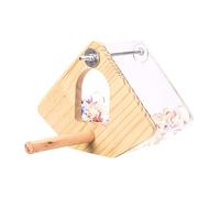 para Loros - De Cría De Madera Natural De 14x20cm | Jaula De Cría Transparente | Jaula para Pájaros Transparente Fácil De Limpiar para Periquitos, Cotorras, Pinzones, Tetas, Interi