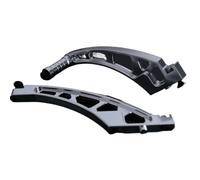 Para LOSI Para DBXL V1.0 Para DBXL-E 1/5 GTBRacing CNC Aluminio RC Coche Chasis Delantero Trasero Juego De Soportes Piezas Actualización Piezas(Black,Set)
