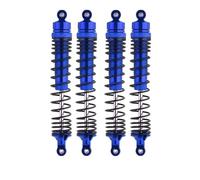 Para Losi Para LMT 4WD 1/8 4 Uds Amortiguador Delantero Y Trasero De Metal 130mm Eje Sólido Monster Truck RC Piezas De Mejora De Coche RC Reemplazos Repuestos(Blue)
