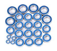 Para Losi Para Super Para Baja Para Rock Para Rey 1/6 25 Piezas Kit De Rodamientos Sellados Azules Para Eje De Rueda Coche RC Piezas De Mejora Rodamientos Rc