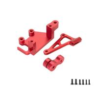 Para LOSI Promoto MX 1/4 Alta Resistencia Metal Servo Soporte Brazo Precisión Montaje RC Motocicleta Repuestos RC Recambios(Red)