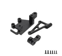 Para LOSI Promoto MX 1/4 Alta Resistencia Metal Servo Soporte Brazo Precisión Montaje RC Motocicleta Repuestos RC Recambios(Black)