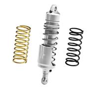 Para Losi Promoto-Mx Promoto-Sm Fxr 1/4 Conjunto Amortiguador Trasero Aleación Metálica Los263007 Piezas Mejora Motocicleta Modelos Amortiguador RC(Silver)