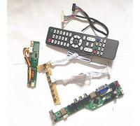 Para LP133X7-B2DL/E2DL T.V53 teclado de la placa controlador+inversor+remoto USB VGA HDMI AV RF LVDS 20Pin 1CCFL panel LCD monitor Kit (LP133X7-B2DL)