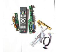 Para LP141E2-A1 LP141E3-A1M1 VGA HDMI AV USB 1CCFL 30Pin LVDS T.V53 tablero controlador LCD pantalla remoto+inversor+kit de bricolaje teclado (LP141E2-A1)