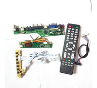 Para LP141WX3-TLB2/TLB4 panel de pantalla LCD VGA HDMI AV USB RF Remote+inversor+teclado 1CCFL 30Pin LVDS T.V53 controlador kit (LP141WX3-TLB4)