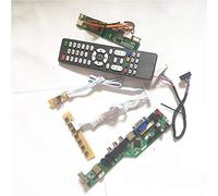 Para LP141X8-A1/A1M3 USB VGA HDMI AV RF LCD panel monitor TV53 controlador tablero teclado+inversor+remoto LVDS 20Pin 1CCFL DIY kit (LP141X8-A1M3)
