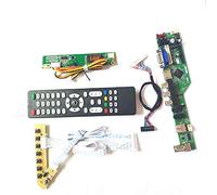 Para LP154W02-A1/B1K1/B1K2 1CCFL 30Pin LVDS VGA HDMI AV USB RF TV53 controlador de pantalla LCD Remote+Inversor+Kit de bricolaje teclado (LP154W02-A1)