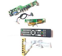 Para LP156WH1-TLC1/TLC2 VGA HDMI AV USB RF Remote+inversor+teclado T.V53 tablero controlador 1CCFL 30Pin LVDS panel de pantalla LCD Kit (LP156WH1-TLC2)