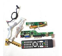 Para LP171WE3-TLA4/TLA6 mando a distancia+inversor+teclado T.V53 tablero controlador VGA HDMI AV USB RF 1CCFL 30Pin LVDS panel de pantalla LCD Kit (LP171WE3-TLA4)