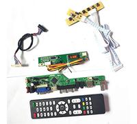 Para LP171WP4-TLN1/TLN2 T.V53 tablero controlador 1CCFL 30Pin LVDS VGA HDMI AV USB RF LCD panel remoto inversor+teclado Kit (LP171WP4-TLN2)