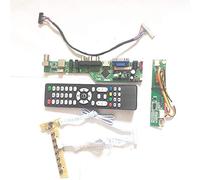 Para LT121S1-131 LT121SS-121 teclado+inversor+remoto LCD panel USB VGA HDMI AV RF TV53 controlador LVDS 20Pin 1CCFL DIY kit (LT121SS-121)