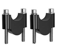 para LT500R para LT250 para LT80 para GSXR 750 para GSXR 600 28 Mm 1 1/8" 22 Mm 7/8" 1 Par Abrazaderas Manillar Montaje Elevador Moto Manillar Riser(Black,22mm)