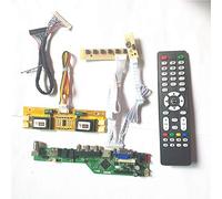Para LTM150XH-L04/L06 LVDS 20Pin 4CCFL USB VGA HDMI AV T.V53 controlador tablero teclado+inversor+remoto panel LCD monitor DIY kit (LTM150XH-L04)