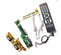Para LTM190E1-L01/L03 HDMI VGA USB AV LVDS 4CCFL 30Pin T.V53 tarjeta de unidad panel LCD monitor teclado+Remote+Inversor DIY kit (LTM190E1-L01)
