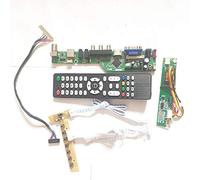 Para LTN121X1-L01 LTN121XA-L01 LVDS 20Pin 1CCFL T.V53 controlador de pantalla LCD teclado+inversor+remoto USB VGA HDMI AV RF Kit (LTN121X1-L01)
