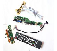 Para LTN154P3-L01/L02/L05 T.V53 tablero controlador LCD pantalla remoto+inversor+teclado 1CCFL 30Pin LVDS VGA HDMI AV USB RF DIY kit (LTN154P3-L01)