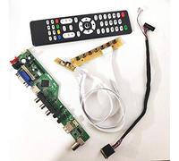 Para LTN160AT06-B01/T01/W01 LVDS 40Pin WLED 1366 * 768 T.V53 controlador de pantalla VGA+HDMI+USB+RF 16 pulgadas portátil PC DIY kit (LTN160AT06-W01)