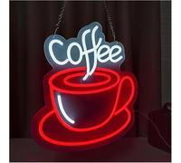 para Luces de Fiesta de neón para la Palabra prestada de lámpara neón Café para letreros(38cmx42cm)