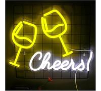 para Luces de Fiesta de neón para la Palabra prestada de lámpara neón Saludos para el Letrero