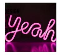 para Luces de Fiesta de neón para Letrero de neón Letrero Hermoso para lámpara Noche con luz Regulable(Neon-4)