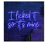 Para luces de neón para decoración de paredes. Para la decoración de luz neón lo lamí así que es mío para letras letrero LED para arte(Azul)