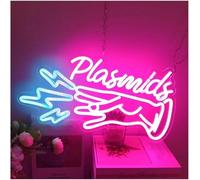 Para luces de neón para decoración de paredes. Plásmido para lámpara de neón, préstamo palabra para letrero, juego anime