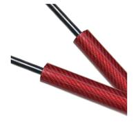 Para Luxgen Para U6 Para Turbo Para Eco Para Hyper 2013-2017 Juego Amortiguadores Gas Capó Delantero Modificar Soporte Elevación Amortiguador Capó Con Amortiguador Gas(Red Carbon Fiber)