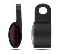 para Luz De Señal Giro del Manillar Motocicleta Intermitente Indicadores Lámpara Intermitentes Motocicleta(2pcs Black Shell)
