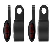 para Luz De Señal Giro del Manillar Motocicleta Intermitente Indicadores Lámpara Intermitentes Motocicleta(4pcs Black Shell)