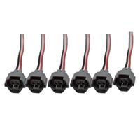 Para M&itsubishi Para Montero 1998-2003 OEM 195500-3170 1955003170 MD332733 Tapón 6 Piezas Boquilla Pulverización Combustible Inyector Coche Inyector(Plug*6)