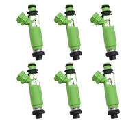 Para M&itsubishi Para Montero 1998-2003 OEM 195500-3170 1955003170 MD332733 Tapón 6 Piezas Boquilla Pulverización Combustible Inyector Coche Inyector(Fuel Injectors*6)