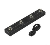 Para M-VAVE Chocolate BT para control de pie MIDI inalámbrico 4 teclas pedal recargable USB para aplicación CubeSuite carcasa de metal portátil para músicos