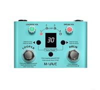 para M-Vave - Pedal de Efectos de Guitarra V2 con 30 Tambores en 11 Minutos de recodificación de Tiempo, Pedal multiefecto